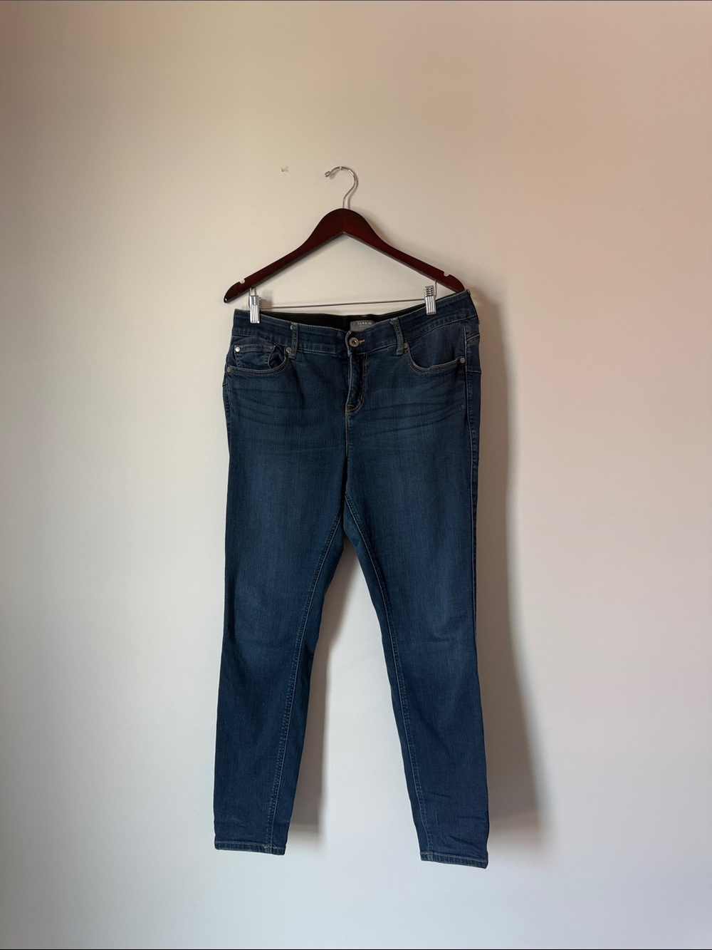 Torrid Dark Blue Skinny Jeans